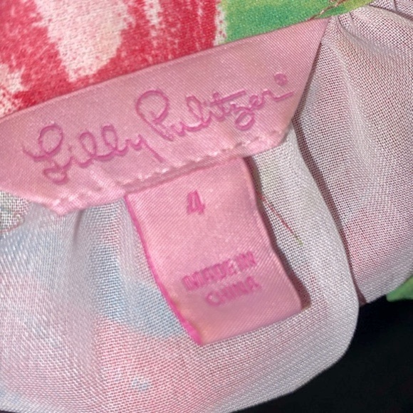 Lilly Pulitzer pink floral tunic top size 4 - Picture 11 of 11
